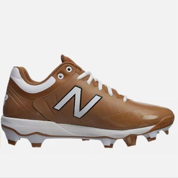 New Balance Men’s 4040v5 TPU Molded Baseball Cleats Texas Orange Size 16 main image 8